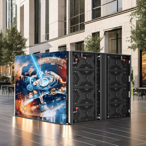 Écran publicitaire LED fixe extérieur haute luminosité IP65 5000cd 1000x1000mm, mur vidéo avec support SDK et OEM - Product Image 2