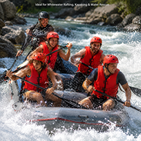 Gilet de sauvetage commercial 150N pour rafting en eaux vives, en Oxford 600D avec mousse NBR, pour kayak et sauvetage aquatique