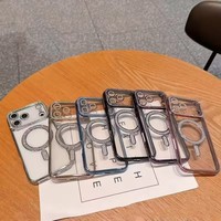 Pour IPhone 17 Air 17 Pro Max Bling Diamond Lens Camera Film Protection Cover pour IPhone 17 Pro Wireless Charging Case