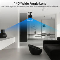 Mini Cámara Inteligente Inalámbrica HD 1080P, Sin Enchufe, Visión Nocturna Remota, Cámara de Seguridad para el Hogar con Conectividad WiFi