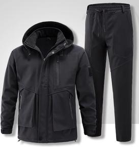 Conmr Mens Không Thấm Nước Softshell Áo Khoác Windproof Áo Khoác Ngoài Trời Với Có Thể Điều Chỉnh Phù Hợp Với Kỹ Thuật Vải Thể Thao Biểu Tượng Tùy Chỉnh - Product Image 4