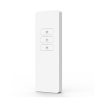 Télécommande universelle intelligente pour moteur électrique, 16 canaux, alimentée par piles, en ABS, design moderne, pour l'intérieur et l'extérieur