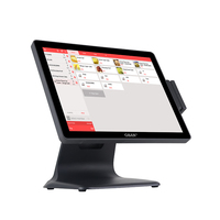 Caisse enregistreuse tactile personnalisée avec écran tactile Windows, ordinateur POS métallique, machine de facturation, système POS de vente au détail 15 pouces à vendre