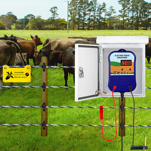 Cargador de Cerca Eléctrica de 12 KV, Energizador de Cerca Eléctrica de Alta Potencia para Contener Ganado y Prevenir la Intrusión de Animales Salvajes - Product Image 5
