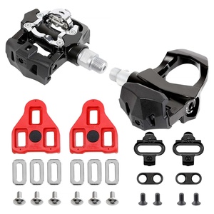 Pedales autoblocantes LEWEE para bicicleta de carretera MTB y BMX, placa de 0/ 3/6 grados, Pedal de bicicleta autoblocante fácil - Product Image 3