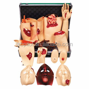 Chấn thương mô phỏng vết thương súng, vết thương bỏng, rách, gãy xương, cắt cụt mô hình đào tạo chăm sóc vết thương - Product Image 2