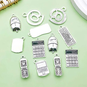 DIY Metal <b>Computer</b> Pendant Keyboard <b>Mouse</b> Phone At Symbol Jewelry Findings <b>For</b> Necklace Making Zinc Alloy Mixed Shapes Middle - Product Image 4