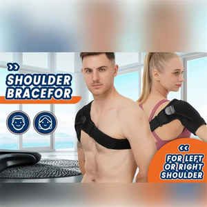 Có thể điều chỉnh thoáng khí vai hỗ trợ Brace Pad phòng tập thể dục thể thao chăm sóc duy nhất trở lại vành đai ban nhạc dây đeo bảo vệ - Product Image 4