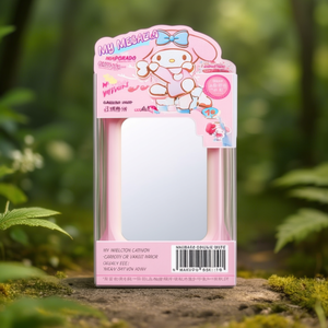 My Melody Character Vanity Mirror Pink Compact Makeup Mirror For Daily Skin Care All Skin Types - Product Image 3
