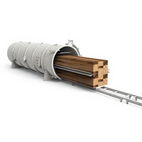 Séchoir à bois sous vide haute fréquence 10 m³ – Four de séchage RF pour bois massif et bois dur