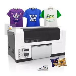 A3 T-shirt Fornecedor DTF-impressora XP600 Cabeça de impressão DTF Transferência PET Film Vinil Impressoras Digitais para Vestuário