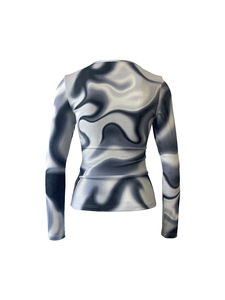 1 pieza de top ajustado con estampado de moda de primavera/verano para mujer, estilo urbano - Product Image 4