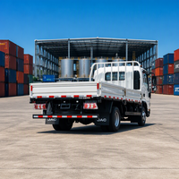 Camion léger JAC neuf de 5 tonnes, 4x2, 6 roues, conduite à gauche/droite, diesel, plateau plat, pour la livraison de marchandises