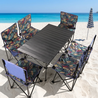 Tabouret de camping pliable ultraléger, chaise portable à quatre pieds, chaise de pêche en plein air, siège de pique-nique, barbecue, voyage