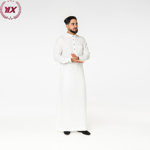 Haramain Arab Vietnam Omani - Thobe de mariage pour hommes musulmans en tissu tendance 2023 - Product Image 6