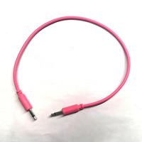 Câble de raccordement Eurorack mono mâle-mâle 3,5 mm avec gaine en PVC pour synthétiseurs modulaires, longueur 20 cm