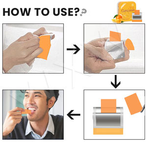 Bandes OEM d'extrait de curcuma Extrait de racine de curcumine biologique Suppléments de soutien des articulations et du cœur Bandes orales de curcumine stimulant l'énergie - Product Image 6