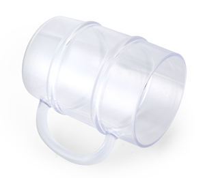 أواني شرب في المطبخ والطاولة الزجاج مع مقبض أكواب الشمبانيا البلاستيكية - Product Image 2