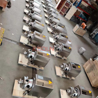Pompe centrifuge sanitaire en acier inoxydable à circulation électrique monophasée basse pression OEM pour lait/eau/bière/boissons