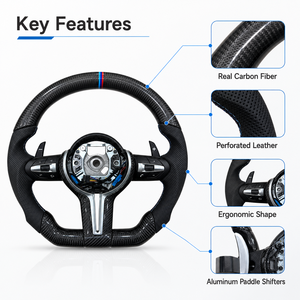 Volant sport OEM personnalisé, modification intérieure, pièces de rechange automobiles, kits de style racing pour BMW - Product Image 5