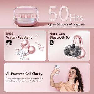 Auriculares Inalámbricos con Clip I121Pro 2025 Nuevos de Fábrica OEM 5.3 con Diseño de Joyería, Ideales <span class=keywords><strong>para</strong></span> Belleza, TWS - Product Image 4
