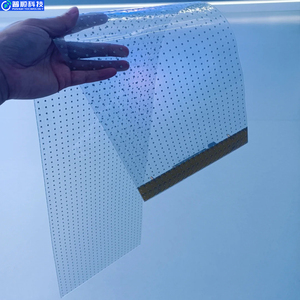 Pushunled nhà máy quảng cáo kỹ thuật số biển biển quảng cáo linh hoạt tường thủy tinh trong suốt hiển thị Roll-up P6 LED màn hình phim - Product Image 5