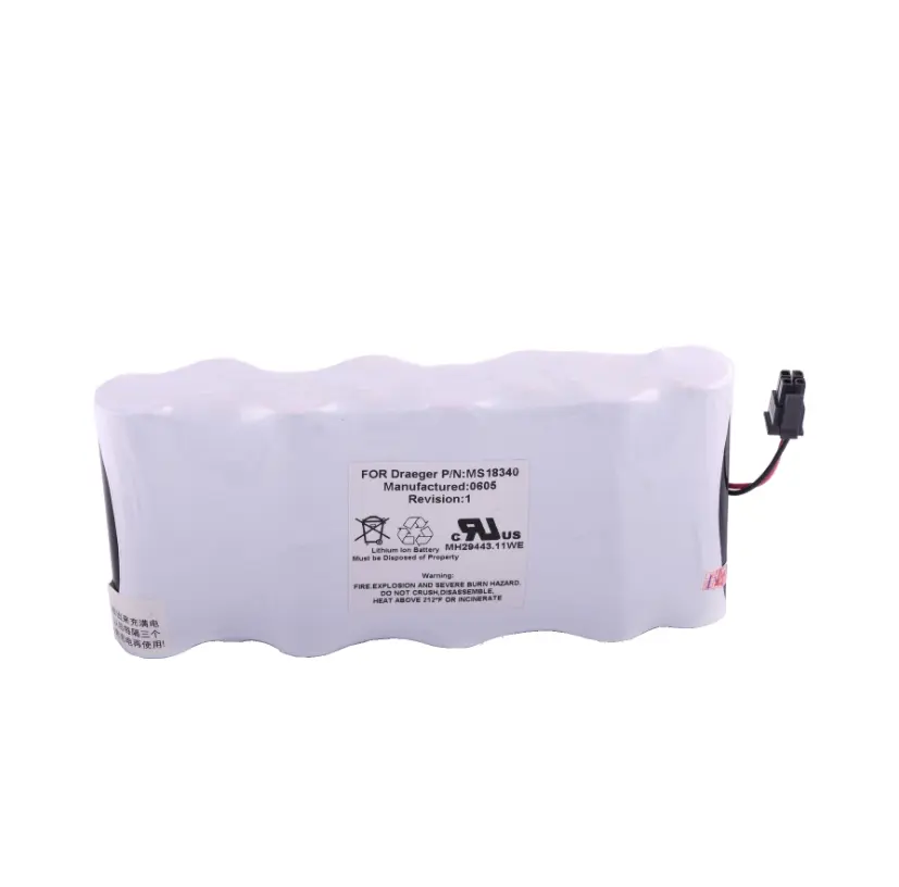 14.8V 5200mAh Sostituzione Della Batteria Medica per Drager Infinity XL Delta MS18340 MS14234