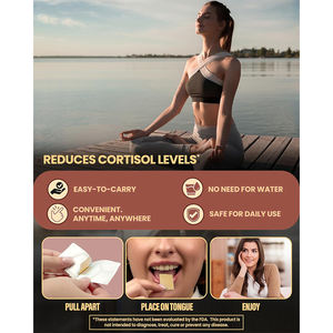 สารสกัดจากรากอัชวากันธาแบบ OEM/ODM แผ่นอมบรรเทาความเครียดสำหรับผู้ใหญ่ ช่วยให้สมองชัดเจน - ผลิตภัณฑ์เสริมอาหาร บรรจุภัณฑ์แบบกำหนดเองได้ - Product Image 3