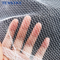 Texstar Umweltfreundliches Ripstop 100% Polyester B4 Mesh Industriegewebe 30gsm 180cm Leichtgewichtiges Netz mit Scrim-Rückseite für Lederbindung