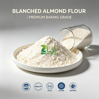 Harina de Almendras ZEAL, Blanqueada, Natural, Desgrasada, Orgánica, Alta en Proteínas, Sin Gluten, Keto, Material para Hornear, Macaron, Repostería, Bebidas, 24