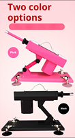 Automatische Stoß-Sexmaschine mit Vibrationsfunktion, 260 Einstellbare Geschwindigkeiten, Starker Saugnapf, Multi-Aufsatz-Masturbator für Frauen