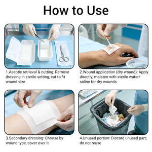 BLUENJOY Perban Kolagen Jenis Merek untuk Prosedur Luka Bedah untuk Penyembuhan Luka Buatan China - Product Image 2