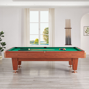 Table de <span class=keywords><strong>billard</strong></span> BOJUE Nine Ball Maxima8 personnalisable, usage commercial en intérieur, 9 pieds, table de <span class=keywords><strong>billard</strong></span> durable, pieds en bois massif, poches en cuir - Product Image 3