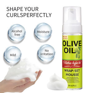 Eigenmarke Olivenöl Langanhaltende Styling-Haar-Mousse Feuchtigkeitsspendend Anti-Frizz Olivenöl Haarstyling-Mousse - Product Image 2