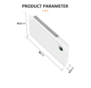 Convection Heater <strong>Fan</strong> 2000W <strong>Freestanding</strong> or Wall Mounting Heater Overheat Protection, Electric Space Heater for Home and Office - Product Image 4