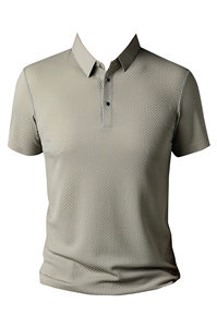 เสื้อโปโลผ้าฝ้าย100สำหรับผู้ชายเสื้อกอล์ฟผ้าคอตตอนแบบเรียบง่ายสำหรับฤดูร้อน - Product Image 3
