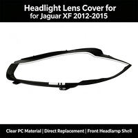 Couvre-phare pour Jaguar XF 2012-2015, coque de phare LED de voiture, remplacement de la vitre de phare avant, masque transparent, accessoires