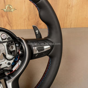 Volante Deportivo de Cuero Liso para Auto, <span class=keywords><strong>Precio</strong></span> de Fábrica, para <span class=keywords><strong>BMW</strong></span> F20 F22 F23 F30 F33 F34 <span class=keywords><strong>X1</strong></span> F48 X5 F15 X3 F25 M3 F80 E90 E70 E84 - Product Image 4