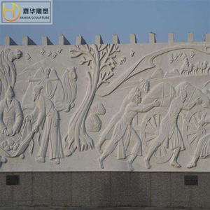 Escultura JIAHUA, Relieve de Piedra, Escultura de Pared de Estilo Chino, Figuras Antiguas, Mural Decorativo para Exteriores - Product Image 1
