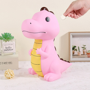 Custom resina artigianato regali di compleanno per bambini dinosauro salvadanaio per bambini - Product Image 4