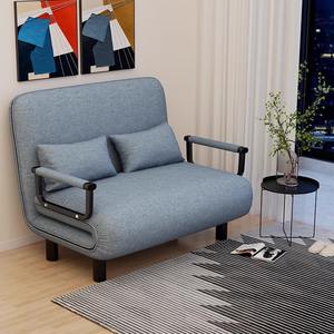 Moderne metalen vouwbank, relaxfauteuil, opbergbank, multifunctioneel, om te bouwen, woonkamermeubilair, lunchpauze, ruimtebesparend - Product Image 2