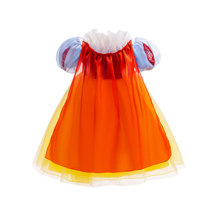 Nuovo <span class=keywords><strong>Costume</strong></span> <span class=keywords><strong>da</strong></span> principessa bianco come la neve per bambini e ragazze veste <span class=keywords><strong>da</strong></span> sera per festa di compleanno Cosplay di Halloween abito bianco neve - Product Image 2