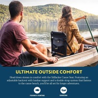 Siège de canoë pliable avec dossier réglable, support de dossier portable, chaise de kayak pour la navigation en plein air