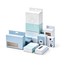 Boîte en carton ivoire personnalisée pour emballage numérique de téléphone portable et appareil photo, écologique, recyclable, faible MOQ, logo personnalisé imprimé