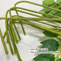 12 Stück künstliche Glyzinien Blumen Rattan Hochzeits bogen Kranz hängen gefälschte Schnur Girlande Vine Leaf Rattan Trail ing Silk Flower