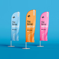 Drapeau personnalisé Classe Mode Impression Bannières Polyester Usine Plume Drapeau Extérieur Suspendu Bannière Promotion Flex Bannière Stand
