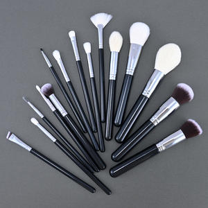 Juego de 15 Brochas de Maquillaje de <span class=keywords><strong>Pelo</strong></span> Sintético Suave para Base, Corrector y Polvo, Estilo Abanico, para Uso Facial - Product Image 2