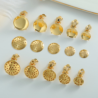 Nouveau design plaqué or, clips d'oreille grenouille pour boucles d'oreilles non percées, apprêts de bijoux
