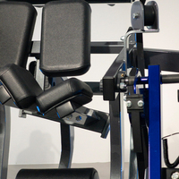 Mesin Leg Curl Berbaring ROSEN Gym Equipment Hammer Strength Pin Loaded, Pipa Baja Galvanis Berkualitas Tinggi Tebal 3MM