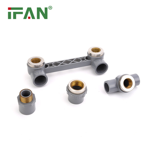 تركيبات أنابيب <span class=keywords><strong>PVC</strong></span> من IFAN بسعر جيد، مواد سباكة مخصصة الحجم من 1/2 بوصة إلى 2 بوصة، لون رمادي - Product Image 3